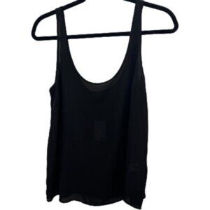NWT Black Scoopneck Blouse